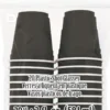 Shotteglass Plast - Svart