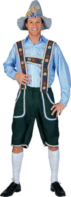 Skjorte - Oktoberfest - Blå/Hvit Ruter
