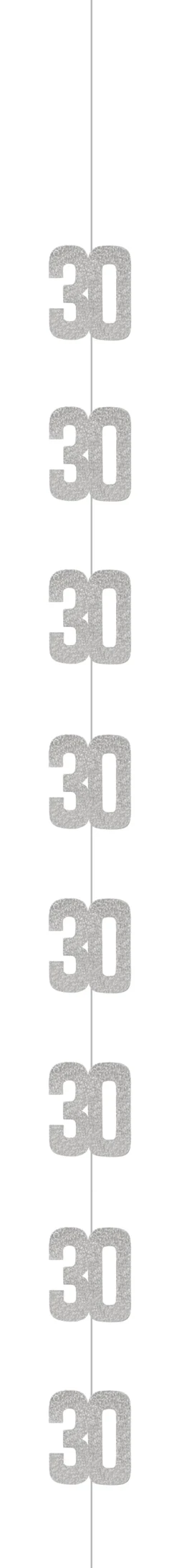 Sort & Sølv Glitz - #30