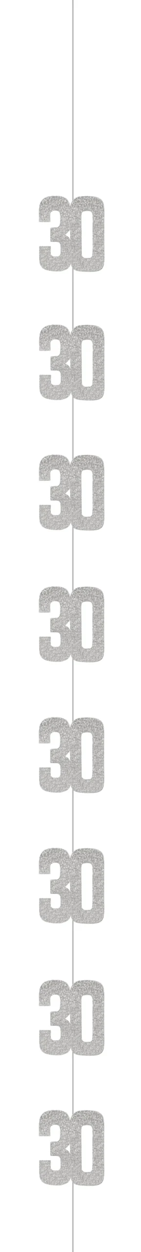 Sort & Sølv Glitz - #30