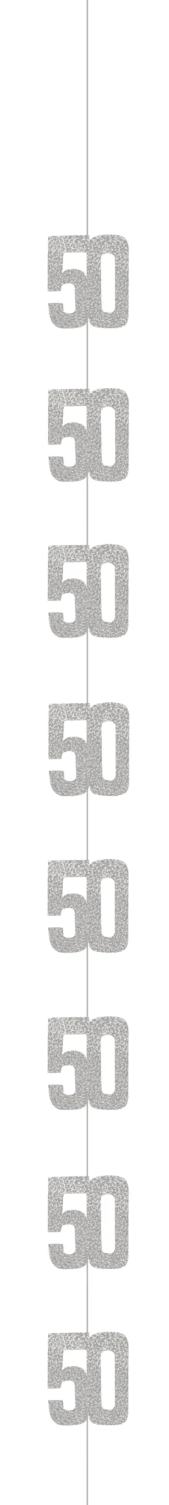 Sort & Sølv Glitz - #50