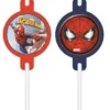 Sugerør - Spiderman Crimefighter - Papp