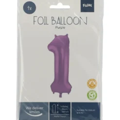Tallballong Folie - Nummer 1 - Lilla