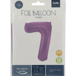 Tallballong Folie - Nummer 7 - Lilla