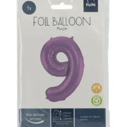 Tallballong Folie - Nummer 9 - Lilla