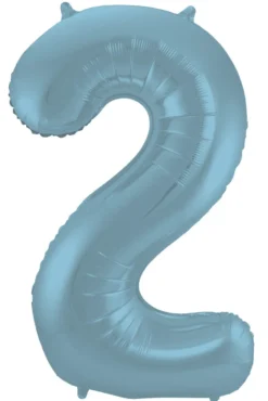 Tallballong - Nummer 2 - Pastel Blå Matt