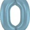 Tallballong - Nummer 0 - Pastel Blå Matt