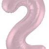 Tallballong - Nummer 2- Pastel Rosa Matt
