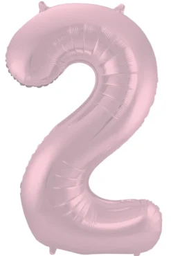 Tallballong - Nummer 2- Pastel Rosa Matt