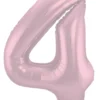 Tallballong - Nummer 4 -Pastel Rosa Matt