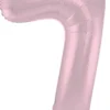 Tallballong - Nummer 7 -Pastel Rosa Matt