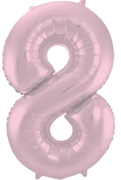 Tallballong - Nummer 8 -Pastel Rosa Matt