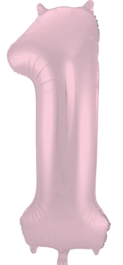 Tallballong - Nummer 1- Pastel Rosa Matt