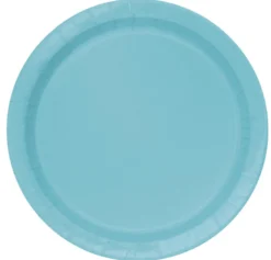 Tallerkener - Lys Turkis - Papp