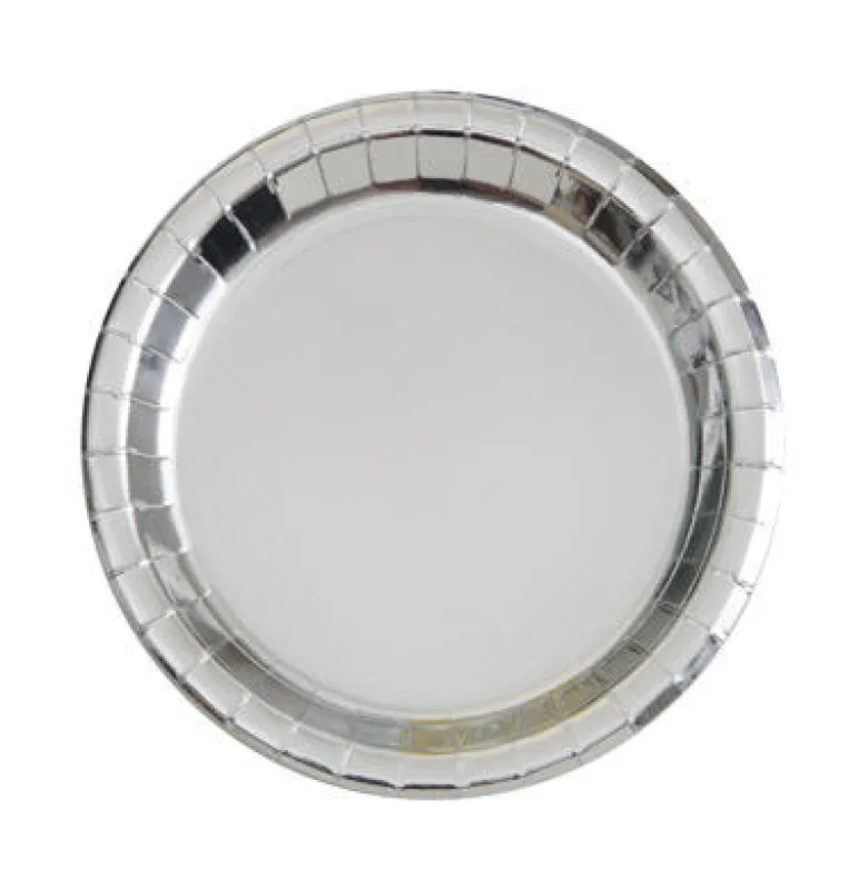 Tallerken - Sølv Metallic