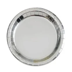 Tallerken - Sølv Metallic