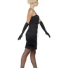 20-talls kjole - Flapper - Sort