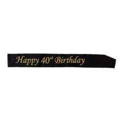 "40TH BIRTHDAY" - Sort/Gull