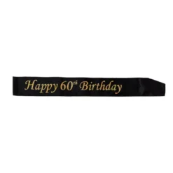 "60TH BIRTHDAY" - Sort/Gull