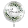 Velkommen - Grønn floral